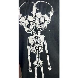 Distressed Skeleton Sweater‎ | Cosmic Aura Black Knit | M | Grunge Goth Pullover